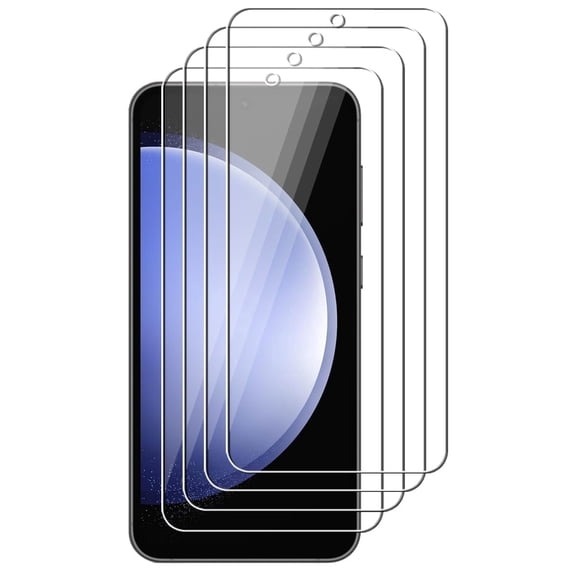 UZWZW (4 Pack) Tempered Glass HD Clear Screen Protector for Samsung Galaxy S23 FE / A54 5G