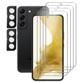 thumbnail image 1 of UZWZW (4+2) for Samsung Galaxy S22 5G (4 Pack) Tempered Glass HD Clear Screen Protector with (2 Pack) Camera Lens Protector, 1 of 7