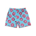 thumbnail image 1 of UZZI Kids Swim Shorts Fast Dry Fun Donut Print, Blue Donut, Size: 6-8, Uzzi Active Wear, 1 of 1