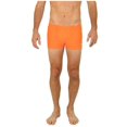 thumbnail image 1 of UZZI Mens Swim Trunks Nylon Boxer Shorts Running Shorts, Neon Orange, Size: Large, Uzzi Active Wear, 1 of 2