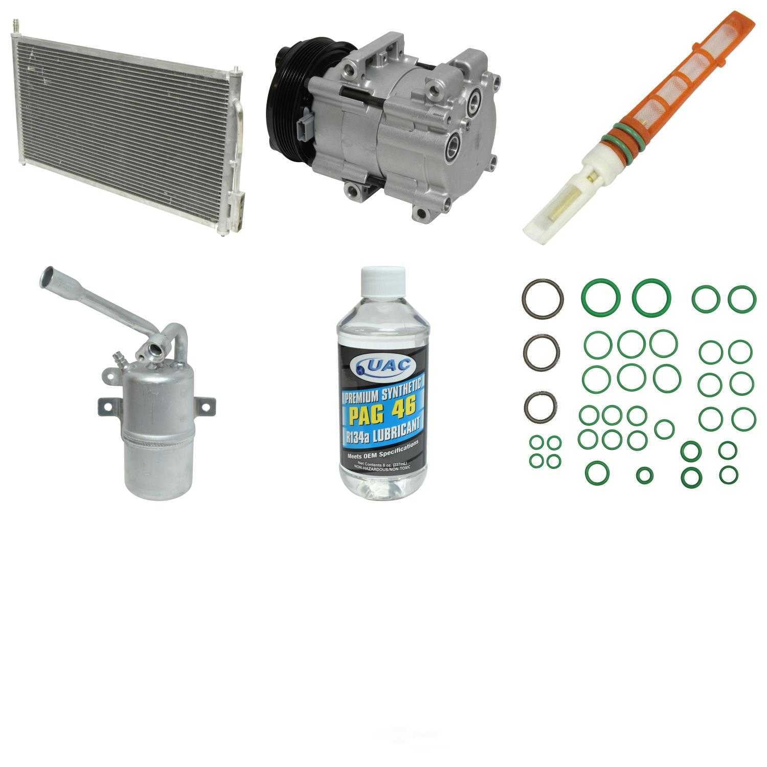 Uac Kt 1606A A/C Compressor And Component Kit, 1 Pack Fits select: 2003 FORD FOCUS SE/SE SPORT/ZTW