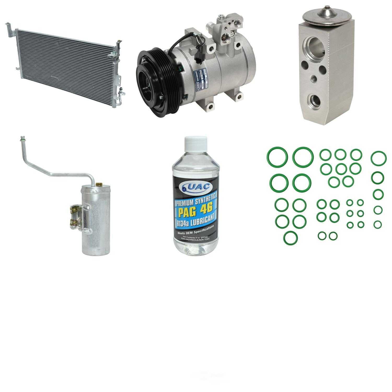 Uac Kt 1841A A/C Compressor And Component Kit, 1 Pack Fits select: 2003-2004 HYUNDAI SONATA GLS/LX, 2004-2006 KIA OPTIMA