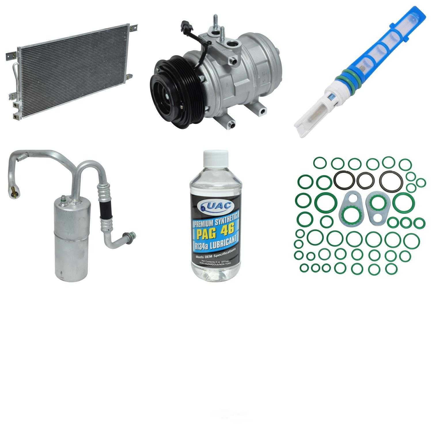 Uac Kt 2072A A/C Compressor And Component Kit, 1 Pack Fits select: 2008-2009 FORD F250, 2008-2009 FORD F350