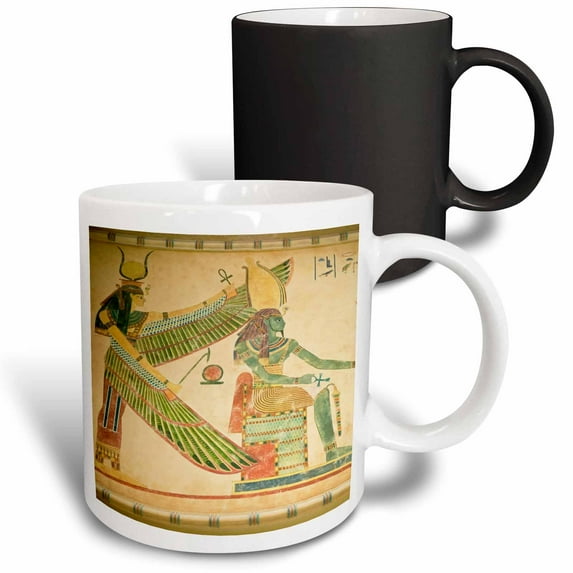 3drose, Uae, Dubai, Ibn Battuta Mall, Egyptian Mall Area-as44 Wbi0263 - Walter Bibikow, 11oz Magic Transforming Mug
