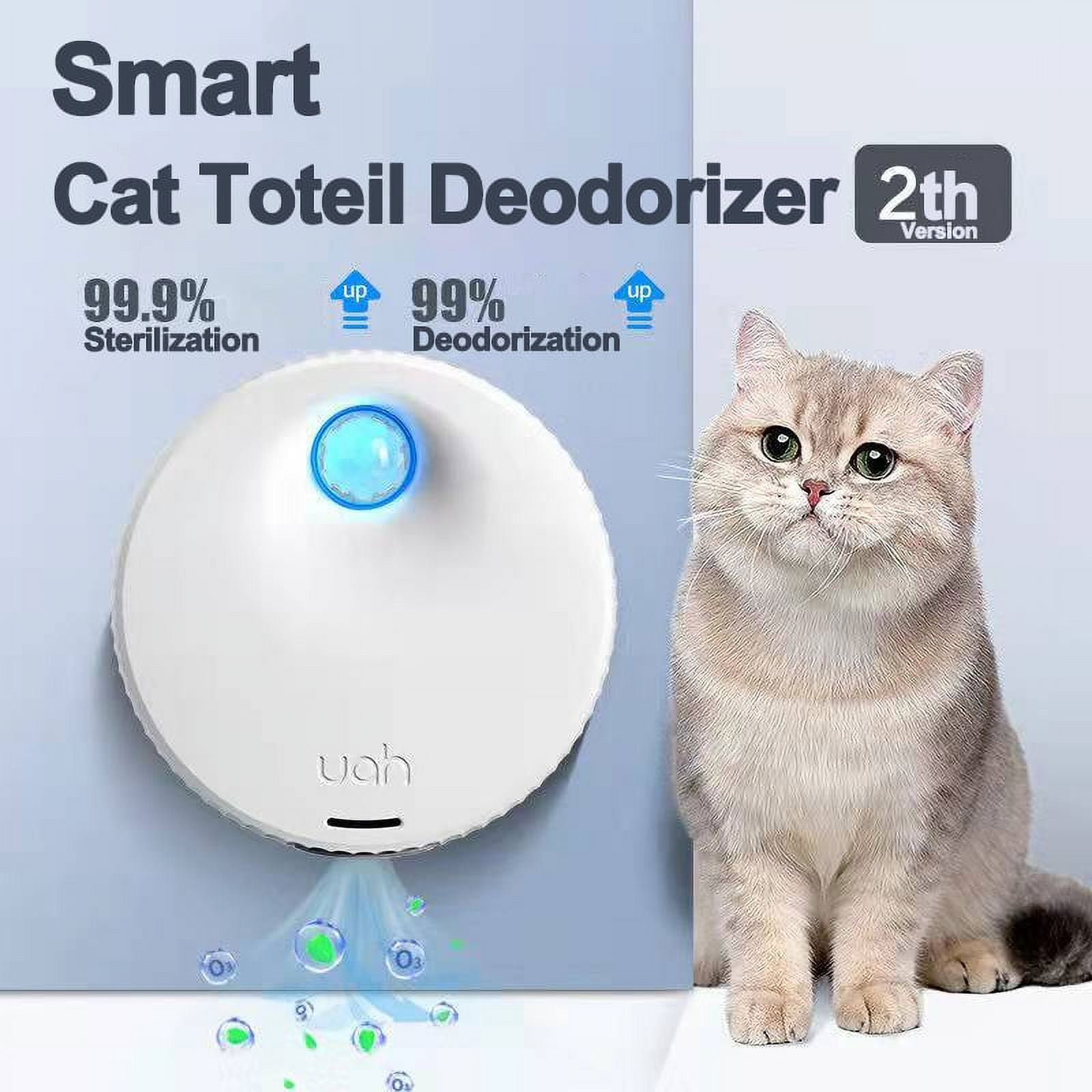 Uah Cat Litter Box Toilet Smart Deodorizer 99 Sterilization