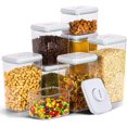 thumbnail image 1 of Uamector Pop Container Sets, 8-Piece Airtight Food Storage Containers, 1 of 9
