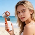 thumbnail image 1 of Uandlove 2026 Upgraded Handheld Turbo Fan with Cooling Technology, Portable Folding Fan 199-Speed Digital Display, High Speed Rechargeable Small Fan for Travel Outdoor Camping, 1 of 4