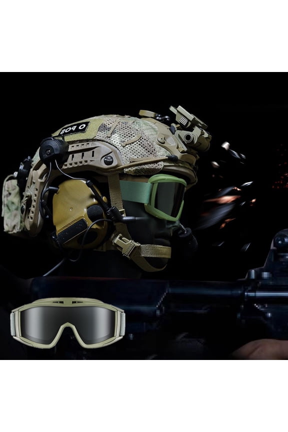 ANSI Z87.1 Safety Goggles Anti Fog Dust Proof Protective Eyewear with 2 Lens for Construction Lab Grinding