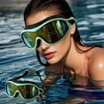 thumbnail image 1 of Uandlove Adult Swimming Goggles - Anti-Fog PC Lenses, Waterproof Large Frame, Silicone & Adjustable Headband, 1 of 6