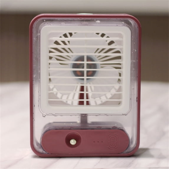 Uandlove Air Conditioner Portable,Cooler Mini Fan USB Charging Spray Mini Conditioner Portable Humidification Desktop Fan