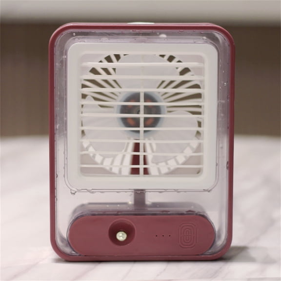 Uandlove Air Conditioner Portable,Cooler Mini Fan USB Charging Spray Mini Conditioner Portable Humidification Desktop Fan