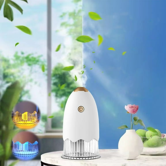 Uandlove Air Humidifier Humidifiers For Bedroom Top Cool Mist Essential Oil Diffuser Humidifiers For Family Plants Nursery Humidifier For Large Room Last Up To 12 Hours Colorful Light