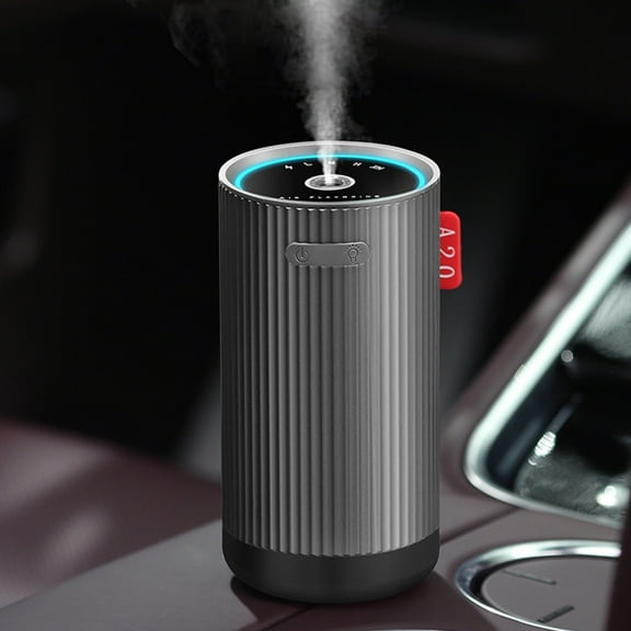 Uandlove Air Humidifier Oil Car Aromatherapy Diffuser Auto Mist Home Rechargeable Cold Incense Diffuser Twin Fluid Diffuser Three Concentrations Four-speed Adjustment Gray