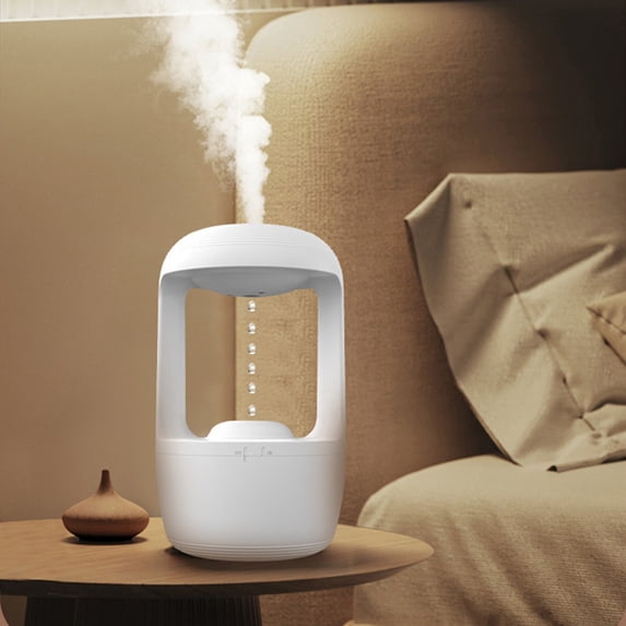 Uandlove Air Humidifier Water Droplet Humidifier Bedroom Office Desktop Smog Visible USB Humidifier Home Bedroom Office Desktop USB Aroma Diffuser