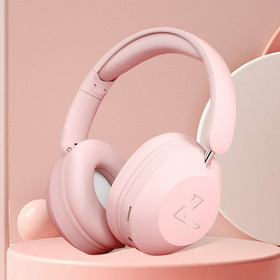 Uandlove Bluetooth Headset for Truckers,Bluetooth Headsets Noise-cancelling Wireless Gaming Headsets The New Sports Headsets Have A Long Battery Life,Pink