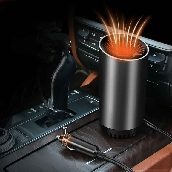 Uandlove Car Space Heaters for Small Room Car Mounted Cup Heater 12V High-power Heating Automobiles Defrost Snow and Mist Eliminators