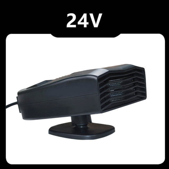 Uandlove Car Space Heaters for Small Room Portable Car Heater 24V Electric Heating Auto Windshield Fan Fast Heating Defrost