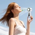 thumbnail image 1 of Uandlove Handheld Turbo Fan with 4000mAh, TEC Cooling Personal Fan, 199-Speed Portable Mini Fan, USB C Rechargeable, 1 of 8