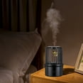 thumbnail image 1 of Uandlove Humidifier Large Room Portable Music Humidifier - USB Personal Desktop Humidifier For Stress Relief Bedroom Humidifier Auto Shut Off Night Light Quiet Aromatherapy Humidifier Black, 1 of 1