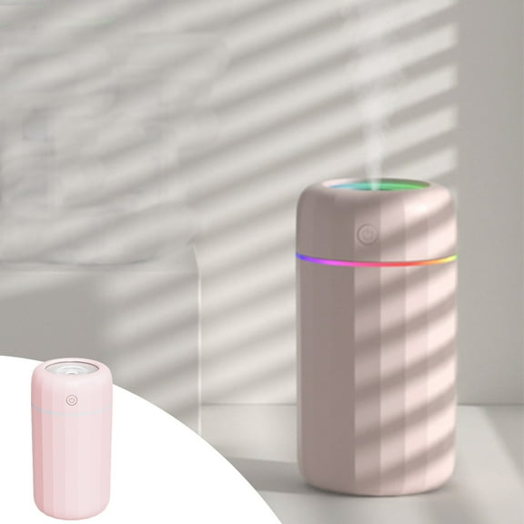Uandlove Humidifier Large Room USB Humidifier New Mini Portable Hydration Car Humidifier Bedroom Desktop Atomization Pink