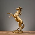 thumbnail image 1 of Uandlove Resin Horse Statue Large Standing Figurine Unique Desktop Decor Ornament for Home Office Bookshelf Coffee Table Modern Equestrian Gift 12 Inch, 1 of 6