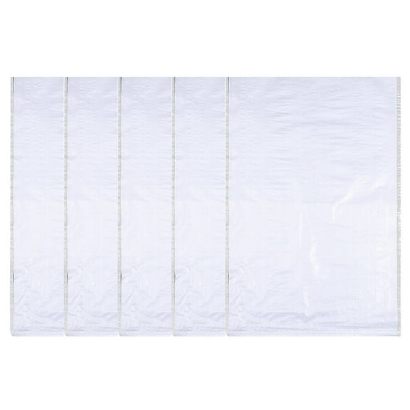 Uanit 10 Pack Empty Sandbags with Ties,14x24 Inches Woven Polypropylene Sand Bags with Bright White Film,Heavy Duty Sandbags Flood Water Barrier for Hurricane Flooding, Construction(White)