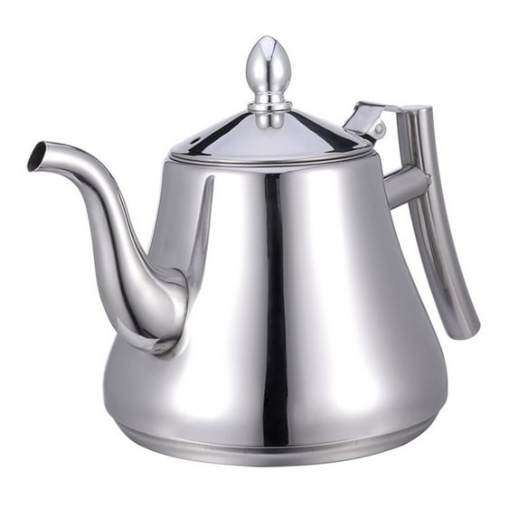 Uanit 1L Stainless Steel Tea Kettle with Removable Strainer - Fast-Boiling Electric Pot for Home/Restaurant Use, Durable & Easy-Clean Design for Herbal/Black Tea Brewing