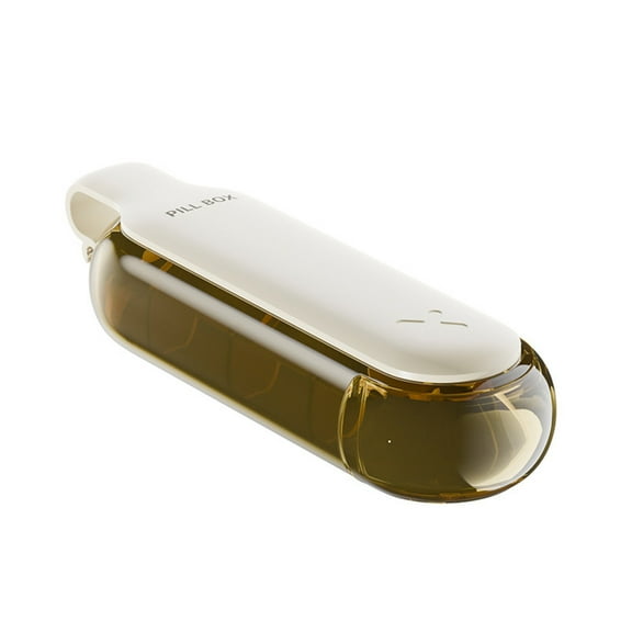 Uanit 2 in 1 Pill Puncher Tool, Portable Pill Taker Remover, Tablets Pills Blister Pack Opener, Pill Dispenser Storage Box, Tablets Pill Popper for Blister Packs