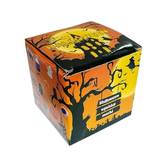 Uanit 24PCS Halloween Party Favors Trick or Treat Goodies Bag Fillers Basket Kawaii Toys Stuffers Prizes for Classroom Halloween Toys Bulk for Kids Gift