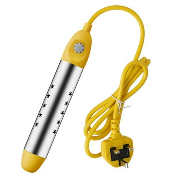 Uanit 2500W Immersion Water Heater, Designed for Mini Inflatable Pools and Bathtubs, Pool Heater for Above Ground Pool & Hot Tub with Unique Floating Feature for Quick and Efficient Heating Yellow