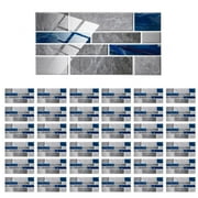 Uanit 36Pcs Home Kitchen Renovation Wall Stickers Peel and Stick Wallpaper 3D Stone Design Brick Wall Tile for Home Bathroom Kitchen Back Splash