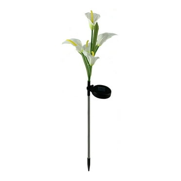 Uanit 5 solar powered calla lily lamps Decorative Lamp Head 5 LED Lantern Solar Outdoor Solar Patio & Garden