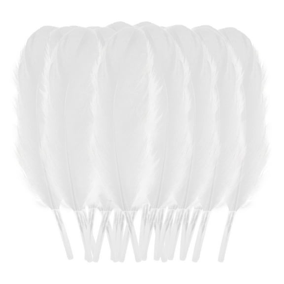 Uanit 50 Colorful Goose Feathers Diy Sunflower Wall Decoration Dream Catcher Wings Cat Stick for Wedding Clothing Hair Party Home Flower Pcs Plumage Craft Middle Floating Plume Arrangement