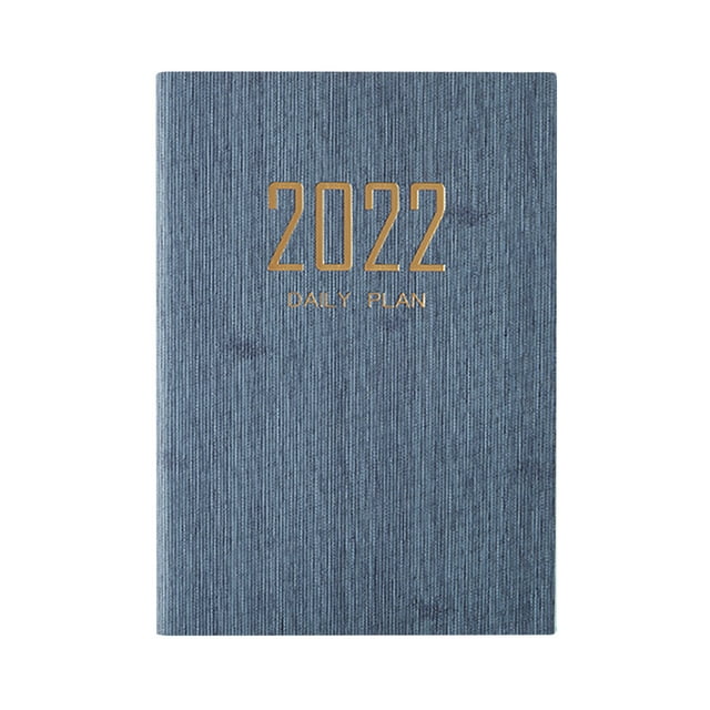 Uanit Annual Schedule A5 Efficiency Manual Notebook 365 Day Time