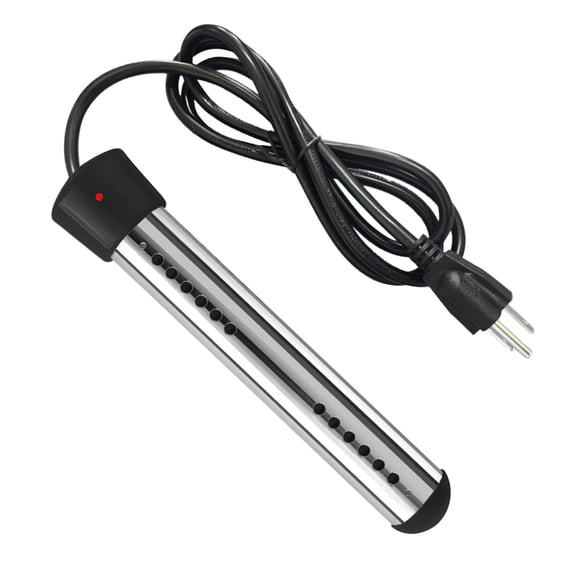 Uanit Bathtub Water Heater 2000W Non Automatic Power off Model Electric Immersion Heater Stainless Steel Quick Heating Swimming Pools Energy Saving