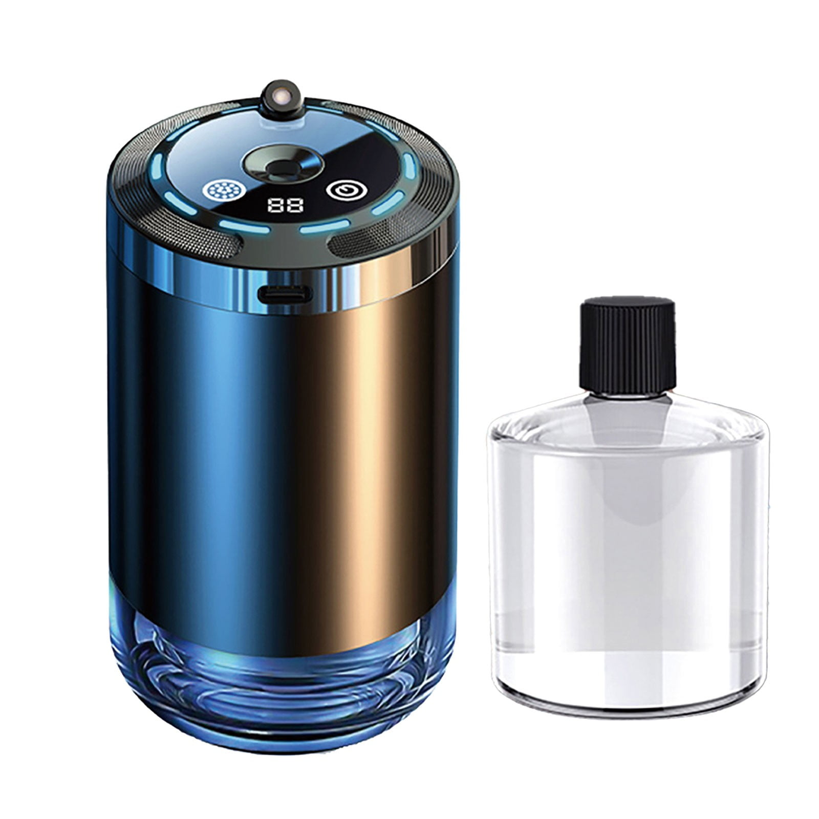 Deodorante Auto Intelligente Con Ultrasuoni - 3 Livelli Di Intensità - Olio Essenziale Al Limone (3 Pezzi) - Foto 4