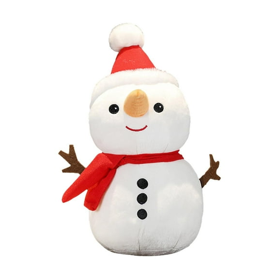 Uanit Christmas Animated Musical Plush Snowman Animated Christmas Character, Stuffed Animal Plush Holiday Snowman with Recording Function for Holiday Decoration Party Supplies Christmas Gifts for Kid