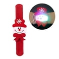 thumbnail image 1 of Uanit Christmas Slap Bracelets Xmas Slap Bands Toys Gifts with Santa Claus Snowman Reindeer Bear Styles for Classroom Exchange Gifts Party Favors, 1 of 3