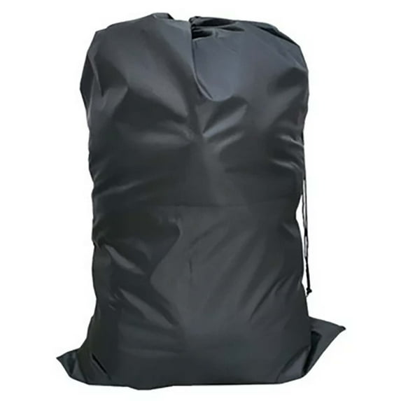 Uanit Clothes Storage Bag Dirty Laundry 31X47 2 Inch Polyester Oversized Heavy Duty with Drawstring Black Home Textile Storage