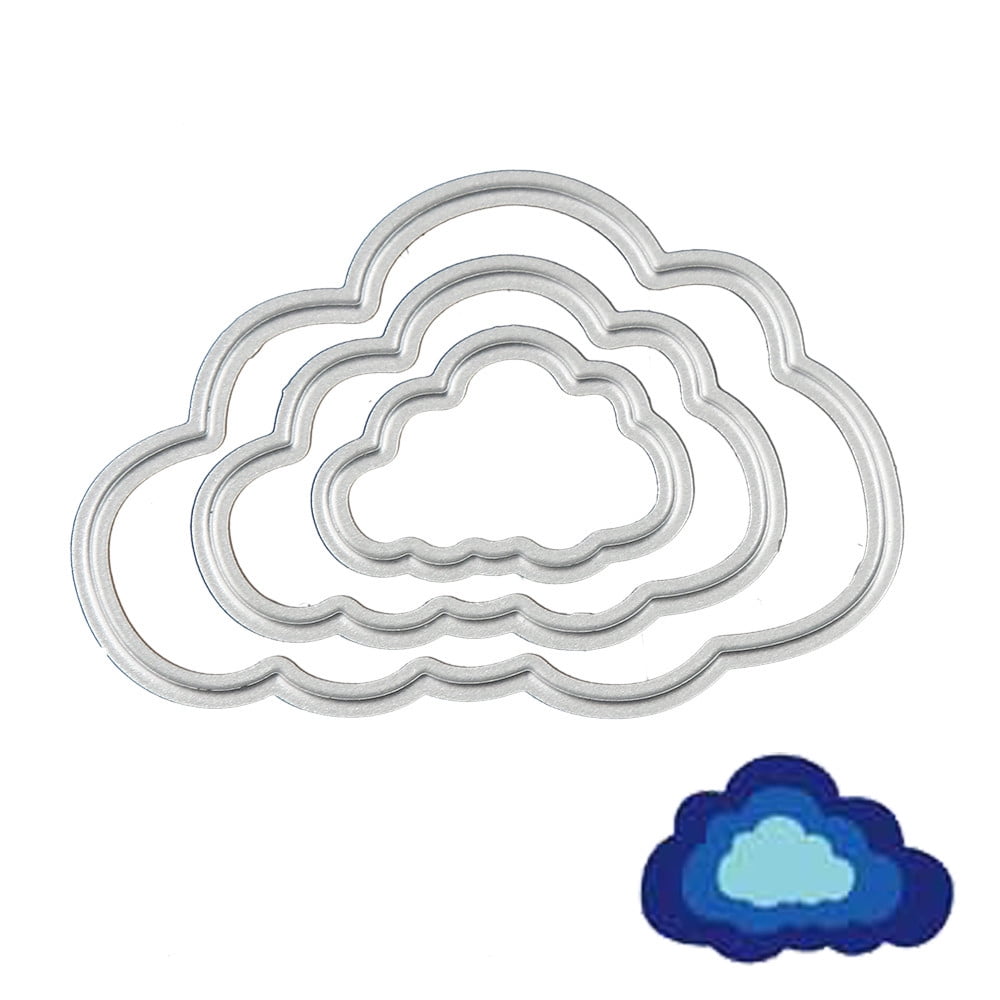 Silver Sea Turtle Metal Die Cut Stencils - Embossing & Cutting Dies For Card Making & Scrapbooking