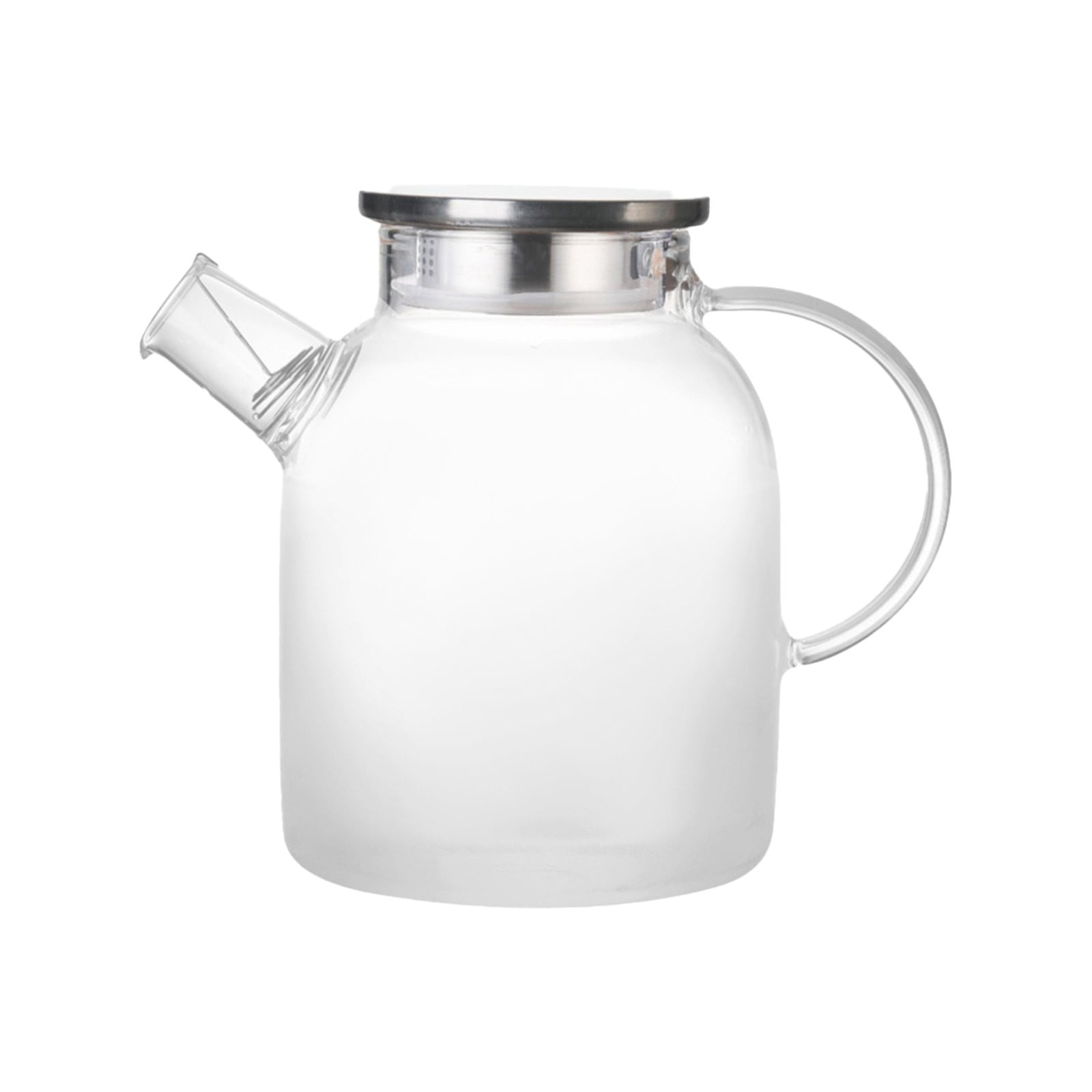 Uanit Glass Teapot Stovetop Microwave Safe, Glass Tea Kettle with