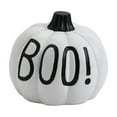 thumbnail image 1 of Uanit Halloween Pumpkin Decoration Indoor with Spooky Bat Boo Spider Web Halloween Table Decor Resin Cute Pumpkin Ornament for Tabletop Garden Atmosphere Decoration, 1 of 4