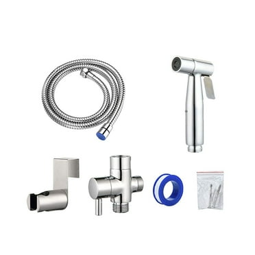 Uanit Handheld Bidet Sprayer for Toilet, Premium Stainless Steel Bathroom Bidet Sprayer Set, Baby Cloth Diaper Sprayer with Superior Complete Bidet Spray Hoses Kit, Support Wall or Toilet Mount