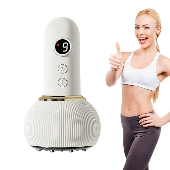 Uanit Handheld Electric Muscle Massager, Powerful Deep Tissue Acupoint Massager with Adjustable Intensity Levels, Portable USB Charging Massager to Relieve Pain for Muscle