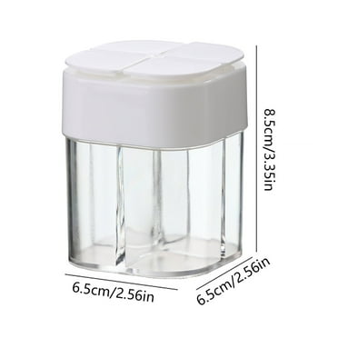 Uanit Household Spice Shaker Salt 4 Sealing Proof Seasoning 1 Bottle Combination In Plastic Tank Kitchen Dining & Bar