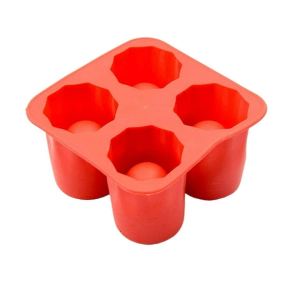 Uanit Ice Tray Cup Mold 4 Cups Custom Silicone Shot Glass