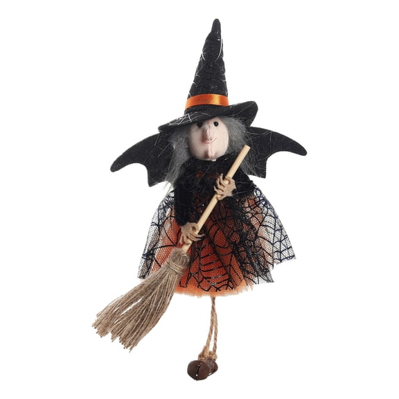 Uanit Kitchen Witch Doll Suspending Witch Figurine Witch Hanging Decorations Halloween Tree Topper Lovely Table Centerpieces Party Favors Photo Props for Home