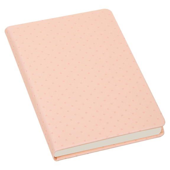 Uanit PU Leather Notebook With Ribbon Bookmark, 200 Pages, A5 Medium Size (5.7'' x 8.3''), Leather Hardcover, Thick Paper, for School, Students, Math, Engineering