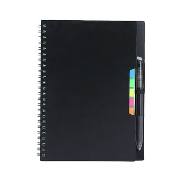 Uanit Smart Reusable Notebook Set Eco-Friendly Notebook with Pens & Microfiber Cloths Digitally Connected Notebook Set Smart Reusable Planner & Notepad Stone Paper Notebook 8.5x6.1in