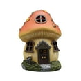 thumbnail image 1 of Uanit Solar Powered Mushroom House Shaped Light Outdoor Garden Waterproof Garden Light Lawn Lighting Decoration Resin Mushroom House Lighting Miniature Fairyland Scape House with Solar LED, 1 of 9